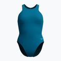 Strój pływacki jednoczęściowy damski Speedo Racer Zip with Built in Swim Bra dark teal 7