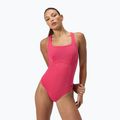 Strój pływacki jednoczęściowy damski Speedo Flex Band with Swim Bra raspbery fill/vermilion/punch