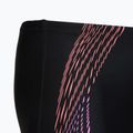 Jammery pływackie męskie Speedo Duo Logo Print Mid Jammer black/coral sands/neon violet 4
