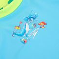Strój pływacki dwuczęściowy dziecięcy Speedo Learn To Swim Digital Rash Top Set turkish sea 5