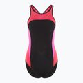 Strój pływacki jednoczęściowy damski Speedo High Neck Splice Cross Back raspberry fill