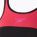 Strój pływacki jednoczęściowy damski Speedo High Neck Splice Cross Back raspberry fill 3