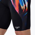 Jammery pływackie męskie Speedo Placement Digital V-Cut Jammer lava blur/speedo black 4