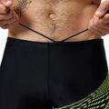 Bokserki pływackie męskie Speedo Medley Logo Aquashort black/hyper yellow 4