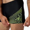 Bokserki pływackie męskie Speedo Medley Logo Aquashort black/hyper yellow 3