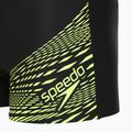 Bokserki pływackie męskie Speedo Medley Logo Aquashort black/hyper yellow 3