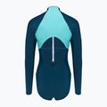 Strój pływacki jednoczęściowy damski Speedo Zip Colorblock dark teal 2