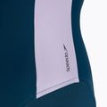 Strój pływacki jednoczęściowy damski Speedo Zip Colorblock dark teal 4