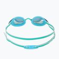Okulary do pływania damskie Speedo Vanquisher 3.0 Mirrored bachelor button/celeste/gold mirror 4