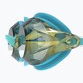 Okulary do pływania damskie Speedo Vanquisher 3.0 Mirrored bachelor button/celeste/gold mirror 3