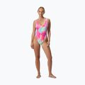 Strój pływacki jednoczęściowy damski Speedo Flu3nte Printed Convertible coral sands 6