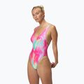 Strój pływacki jednoczęściowy damski Speedo Flu3nte Printed Convertible coral sands 8