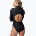 Strój pływacki jednoczęściowy damski Speedo Printed LS Zip One Piece rapture glow/dark teal 5