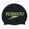 Czepek pływacki Speedo Printed Silicone black stacked logo 2