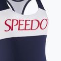 Strój pływacki jednoczęściowy damski Speedo Colourblock Racerback peacoat 3