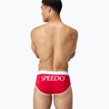 Kąpielówki męskie Speedo Jetstream Retro Logo Brief high risk red 3