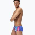 Bokserki pływackie męskie Speedo Club Training Placement Brief molten blend/cobalt pop