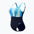 Strój pływacki jednoczęściowy damski Speedo Shaping Contour Eclipse Printed true navy/berry 3