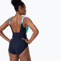 Strój pływacki jednoczęściowy damski Speedo Shaping Contour Eclipse Printed true navy/berry 7