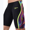 Jammery pływackie męskie Speedo Fastskin LZR Intent 2.0 Jammer black/molten blur/hyper yellow 5