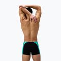 Bokserki pływackie męskie Speedo Endurance+ MAX Splice Aquashort black/turquoise gem 3