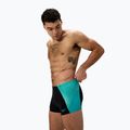 Bokserki pływackie męskie Speedo Endurance+ MAX Splice Aquashort black/turquoise gem 4