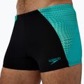 Bokserki pływackie męskie Speedo Endurance+ MAX Splice Aquashort black/turquoise gem 5