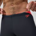 Bokserki pływackie męskie Speedo Hyper Boom Splice grey lead/neon coral 6
