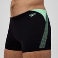Bokserki pływackie męskie Speedo Hyper Boom Splice black/alfalfa green 5