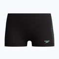 Bokserki pływackie dziecięce Speedo Plastisol Placement Aquashort black/alfalfa green