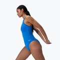 Strój pływacki jednoczęściowy damski Speedo Racer Zip with Built in Swim Bra lagoon blue 4