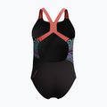Strój pływacki jednoczęściowy dziecięcy Speedo Digital Placement Powerback neon coral 2