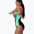 Strój pływacki jednoczęściowy damski Speedo High Neck Splice Cross Back turquoise gem 4