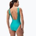 Strój pływacki jednoczęściowy damski Speedo Logo Square Back turquoise gem 3