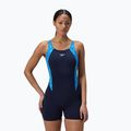 Strój pływacki jednoczęściowy damski Speedo HyperBoom Splice Legsuit lagoon blue/celeste
