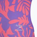 Strój pływacki jednoczęściowy damski Speedo FL Printed Web Back coral cluster/indigo glow 3