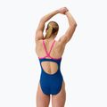 Strój pływacki jednoczęściowy damski Speedo FL Solid Flyback 2.0 aegean denim/flare pink 2