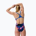Strój pływacki jednoczęściowy damski Speedo FL Printed Turnback electro static/lagoon blue 2