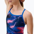 Strój pływacki jednoczęściowy damski Speedo FL Printed Turnback electro static/lagoon blue 4