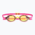 Okulary do pływania Speedo Fastskin Speedsocket 2 Mirror neon melon/vermillion/gold mirror 2