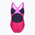 Strój kąpielowy jednoczęściowy dziecięcy Speedo Digital Placement Splashback pink/glassy pink 2