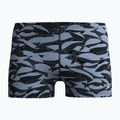 Bokserki kąpielowe męskie Speedo Print Beachstar Square Leg Anthracite/Coin Grey 5
