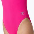 Strój pływacki jednoczęściowy damski Speedo Solid Web punchy pink 5