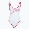 Strój pływacki jednoczęściowy damski Speedo Solid Bound Scoop high risk red/bright white