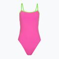 Strój pływacki jednoczęściowy damski Speedo Solid Tri neon flamingo