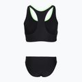 Strój kąpielowy dwuczęściowy damski Speedo Placement Raceback 2pc anthracite/clover 2