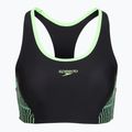 Strój kąpielowy dwuczęściowy damski Speedo Placement Raceback 2pc anthracite/clover 3