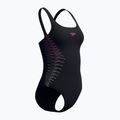 Strój pływacki jednoczęściowy damski Speedo Placement Muscleback anthracite/clover 7