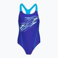 Strój kąpielowy jednoczęściowy dziecięcy Speedo Medley Logo Medalist sapphire/mayan blue