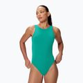 Strój pływacki jednoczęściowy damski Speedo Solid High Neck peacock teal